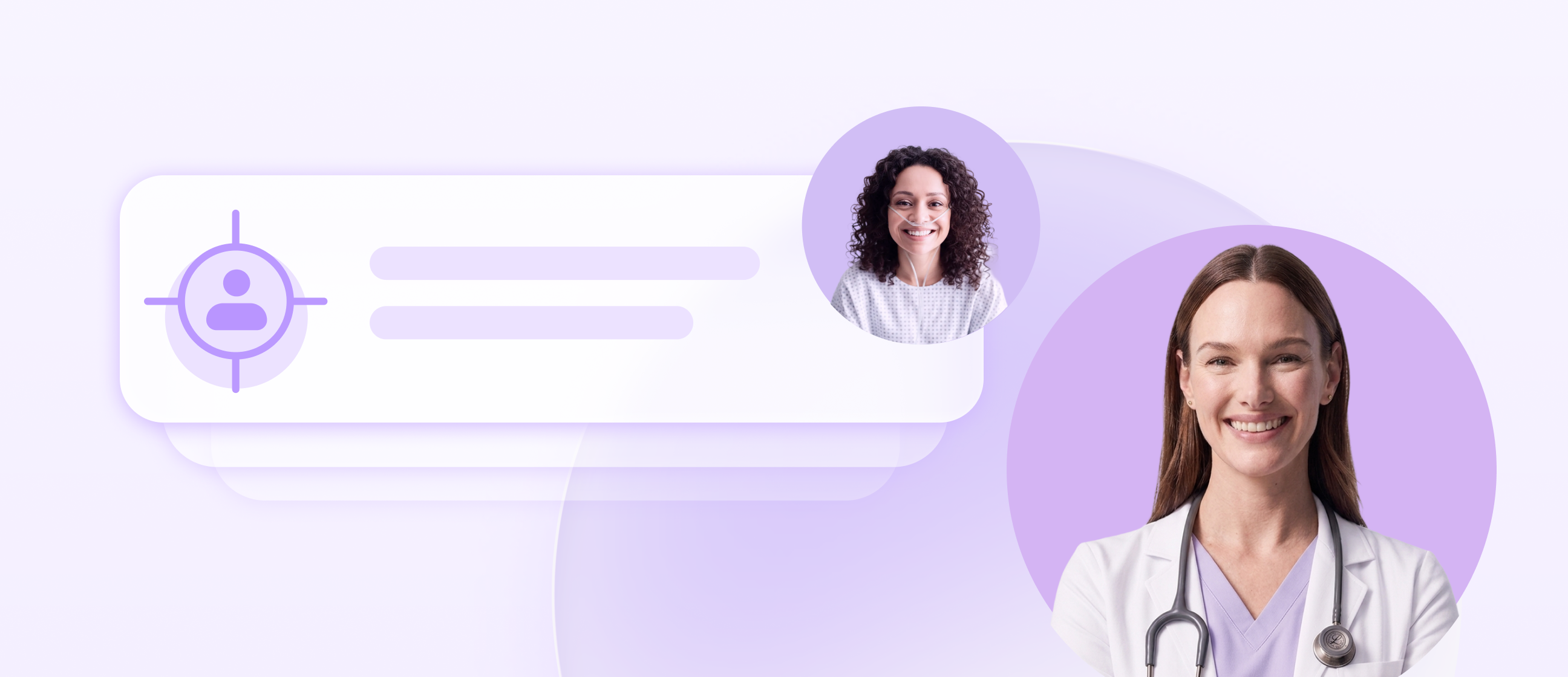 Prescriber and patient identity targeting